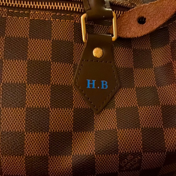 Authentic Louis Vuitton Damier Ebene Speedy 35 - Picture 10 of 11